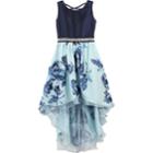 Girls 7-16 Speechless Floral Print High Low Dress, Size: 12, Brown Over