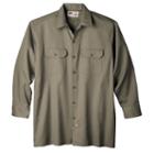 Big & Tall Dickies Original-fit Work Shirt, Men's, Size: 3xl, Dark Beige