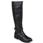 Journee Collection Vienna Women's Tall Riding Boots, Girl's, Size: 9, Black