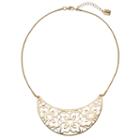 Chaps Filigree Crescent Necklace, Women's, Gold