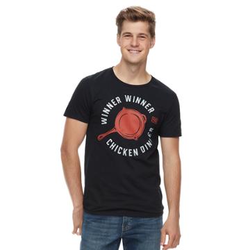Men's Winner Winner Chicken Dinner Tee, Size: Large, Black