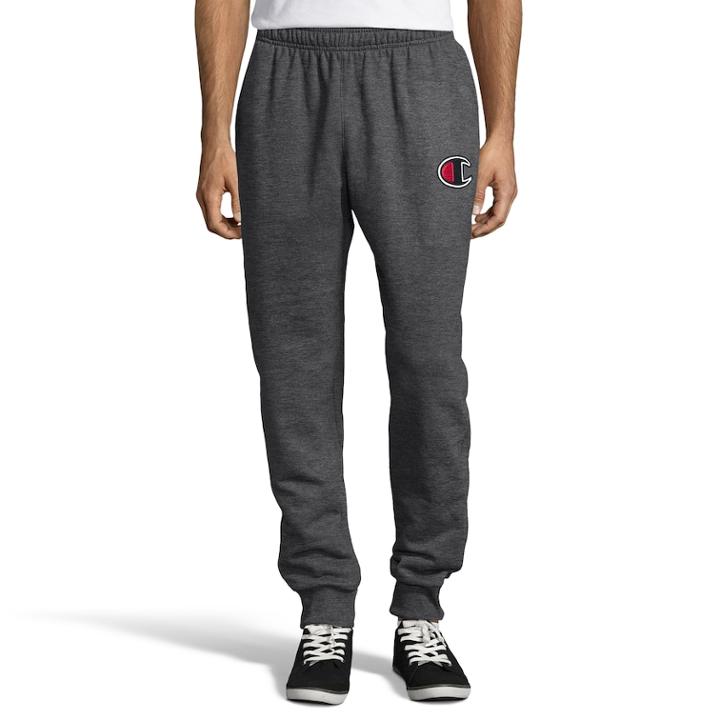 Men's Champion Fleece Pants, Size: Medium, Orange