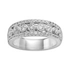 14k White Gold 1-ct. T.w. Igl Certified Diamond Multirow Wedding Ring, Women's, Size: 7