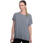 Women's Gaiam Haven Short Sleeve Yoga Top, Size: Large, White Oth