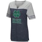 Women's Campus Heritage Notre Dame Fighting Irish On The Break Tee, Size: Medium, Dark Blue