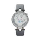 Akribos Xxiv Women's Fiora Diamond Leather Watch, Grey