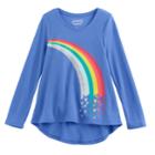 Girls 4-10 Jumping Beans&reg; High-low Tunic, Size: 6, Blue (navy)