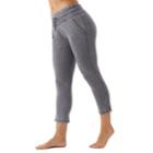 Women's Balance Collection Lark Capri Sweatpants, Size: Small, Med Grey