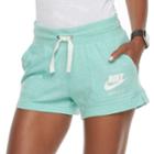 Women's Nike Gym Vintage Drawstring Shorts, Size: Xl, Green