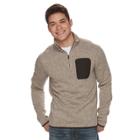 Men's Urban Pipeline&reg; Quarter-zip Fleece Sweater, Size: Small, Lt Beige