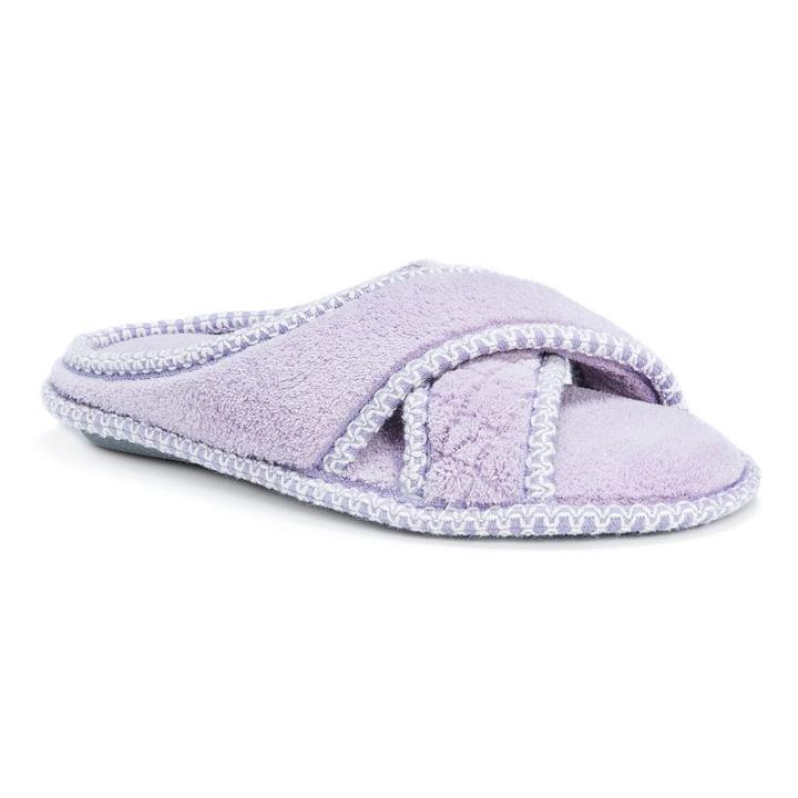 Muk Luks Ada Women's Criss-cross Slippers, Size: Small, Ovrfl Oth