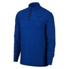 Men's Nike Breathe Quarter-zip Top, Size: Xxl, Dark Blue