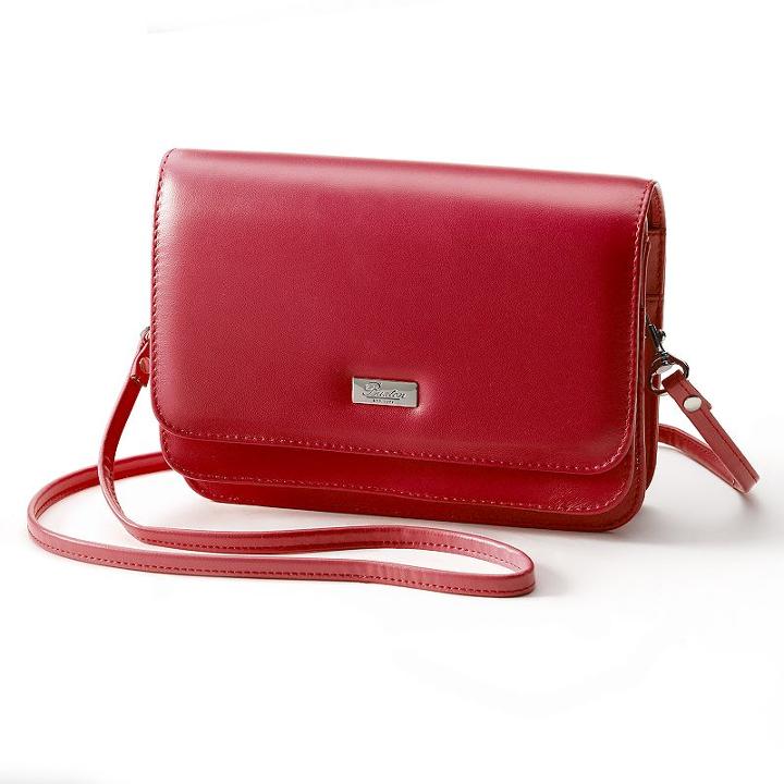 Buxton Double-flap Convertible Shoulder Bag, Women's, Red