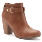 Lc Lauren Conrad Poppey Women's Ankle Boots, Size: 10, Brown
