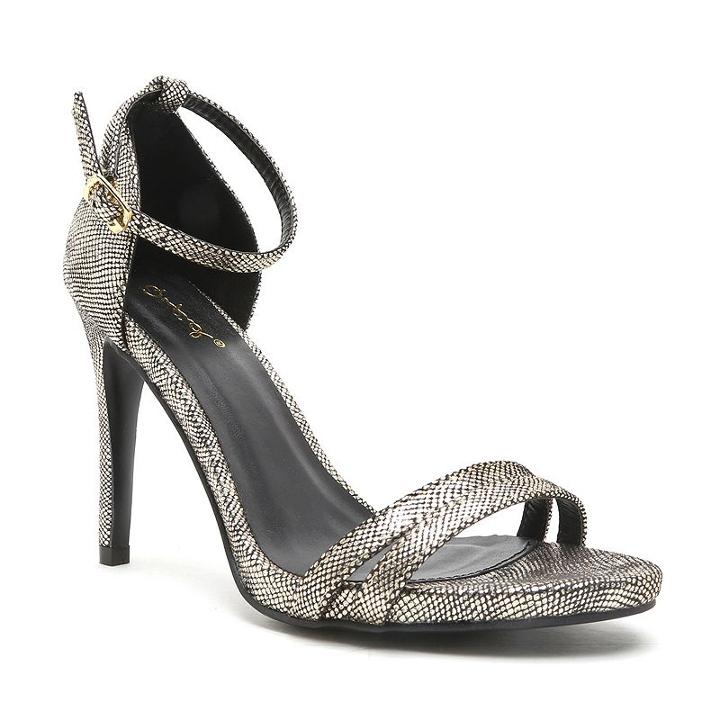 Qupid Grammy Women's High Heel Sandals, Girl's, Size: 7.5, Gold