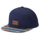 Men's Vans Desert Blanket Snapback Cap, Dark Blue