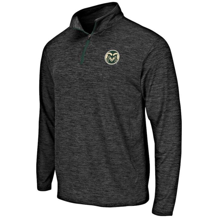 Men's Colorado State Rams Action Pass Pullover, Size: Small, Grey (charcoal)