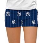 Women's Loudmouth New York Yankees Pinstripe Shorts, Size: 10, Blue (navy)