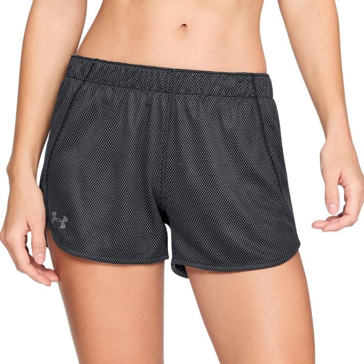 Women's Under Armour Play Up Reversible Mid-rise Shorts, Size: Large, Black