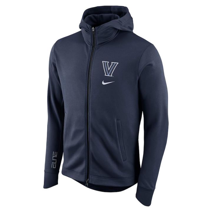 Men's Nike Villanova Wildcats Elite Fleece Hoodie, Size: Large, Med Brown