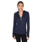 Women's Rbx Brush Back Hoodie, Size: Small, Blue (navy)