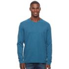 Men's Croft & Barrow&reg; Classic-fit Stretch Performance V-neck Tee, Size: Xxl, Turquoise/blue (turq/aqua)