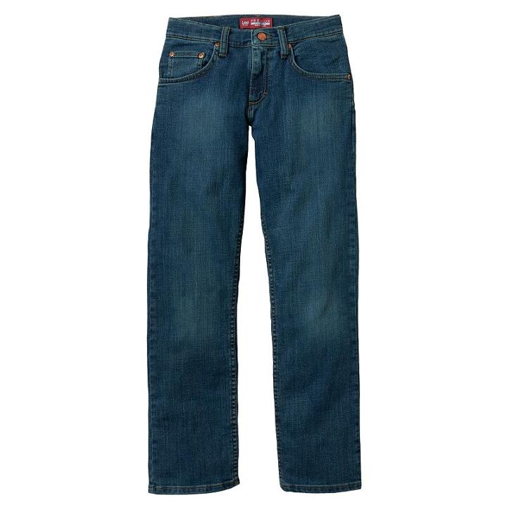 Boys 8-20 Lee Regular-fit Straight-leg Jeans, Boy's, Size: 8, Dark Blue