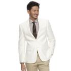 Men's Van Heusen Slim-fit Flex Linen-blend Sport Coat, Size: 46 - Regular, White Oth