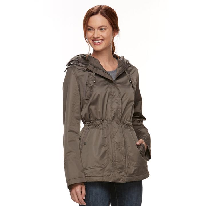 Women's Halitech Rain Jacket, Size: Small, Green