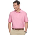 Men's Croft & Barrow&reg; Pique Performance Polo, Size: Xl, Med Pink