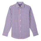 Boys 8-20 Chaps Stretch Button-down Plaid Shirt, Size: 8, Med Orange