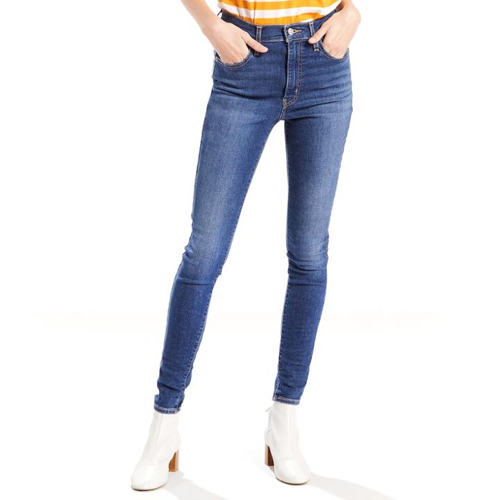 Women's Levi's&reg; High-rise Super Skinny Jeans, Size: 28(us 6)m, Med Blue