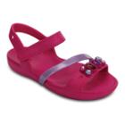 Crocs Lina Girls' Jewel Sandals, Girl's, Size: 1, Red Other