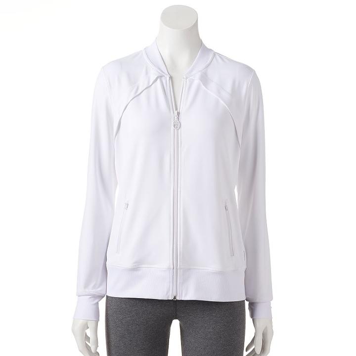 Women's Fila Sport&reg; Mesh Reflective Jacket, Size: Medium, White