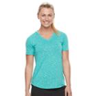 Petite Tek Gear&reg; Burnout Tee, Women's, Size: S Petite, Med Green