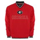 Men's Franchise Club Georgia Bulldogs Trainer Windshell Pullover, Size: 3xl, Red