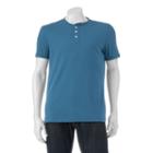 Men's Sonoma Goods For Life&trade; Everyday Henley, Size: Xxl, Med Blue