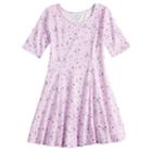 Girls 4-10 Jumping Beans&reg; Princess Seam Dress, Size: 8, Lt Purple