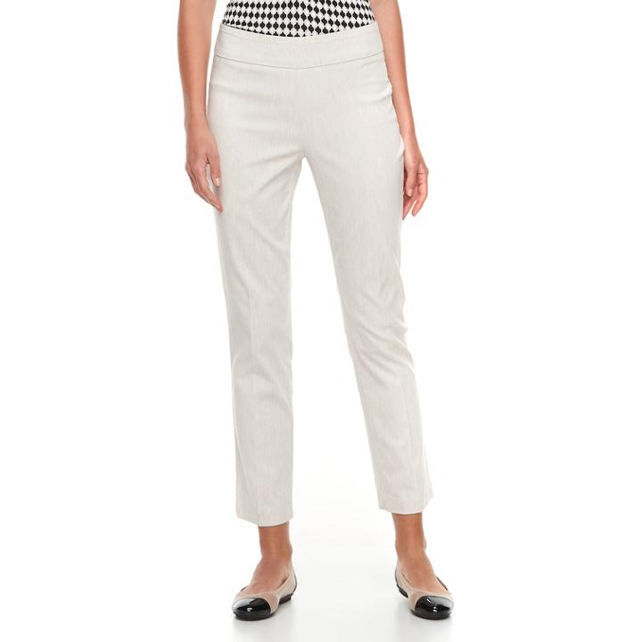 Women's Dana Buchman Slimming Midrise Pull-on Pants, Size: Large, Lt Beige