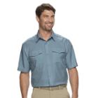 Big & Tall Columbia Pacific Breeze Button-down Shirt, Men's, Size: Xl Tall, Blue (navy)