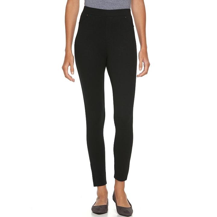 Women's Caribbean Joe Pull-on Ankle Pants, Size: Xl, Oxford