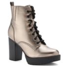 Madden Nyc Josiee Women's High Heel Combat Boots, Size: Medium (10), Brown Over