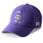 Men's Under Armour Colorado Rockies Driving Adjustable Cap, Purple