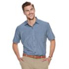 Big & Tall Van Heusen Air Classic-fit Poplin Button-down Shirt, Men's, Size: 2xb, Blue