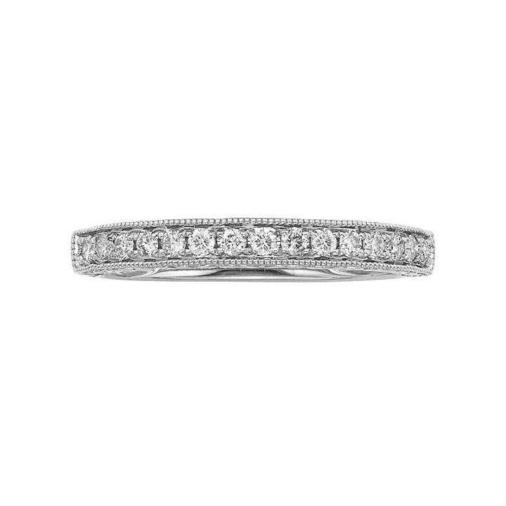 14k Gold 1/4-ct. T.w. Igl Certified Diamond Wedding Ring, Women's, Size: 7, White