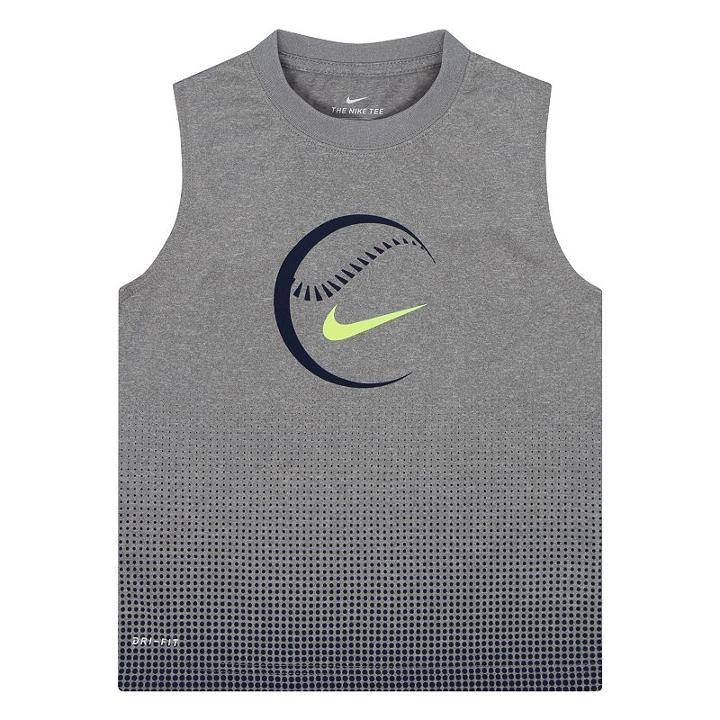 Boys 4-7 Nike Sport Dri-fit Muscle Tank Top, Size: 4, Grey Other