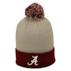 Adult Top Of The Wold Alabama Crimson Tide Knit Pom Pom Hat, Men's, Med Grey