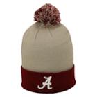 Adult Top Of The Wold Alabama Crimson Tide Knit Pom Pom Hat, Men's, Med Grey