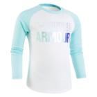 Girls 4-6x Under Armour Wordmark Gradient Long-sleeved Tee, Size: 6x, White