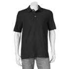 Men's Croft & Barrow&reg; Performance Pique Polo, Size: Xl, Black